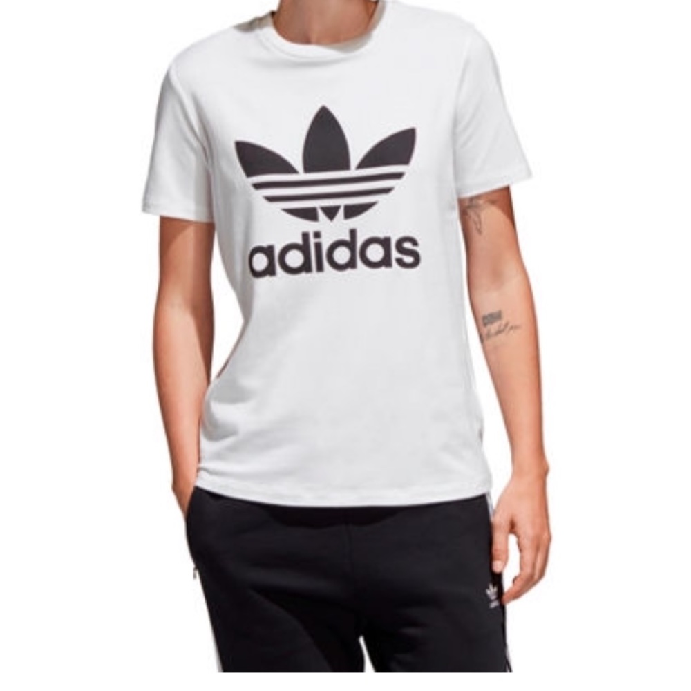 adidas Originals White Trefoil T-Shirt